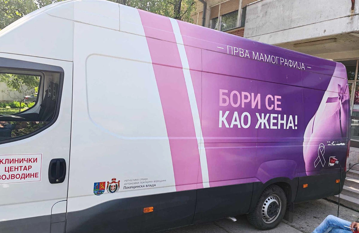 Први прегледи мобилног мамографа у Кукујевцима